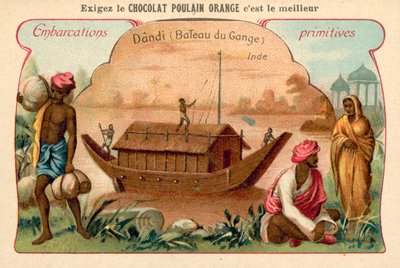 Dandi, Ganges River Boat, India by French School
